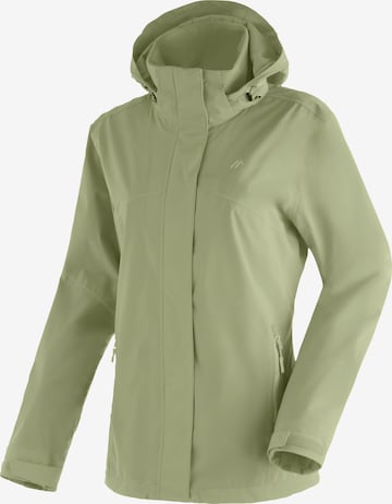 Maier Sports Athletic Jacket in Green: front