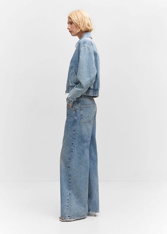 Wide leg Jeans 'blake' de la MANGO pe albastru