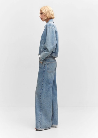 MANGO Wide Leg Jeans 'blake' in Blau