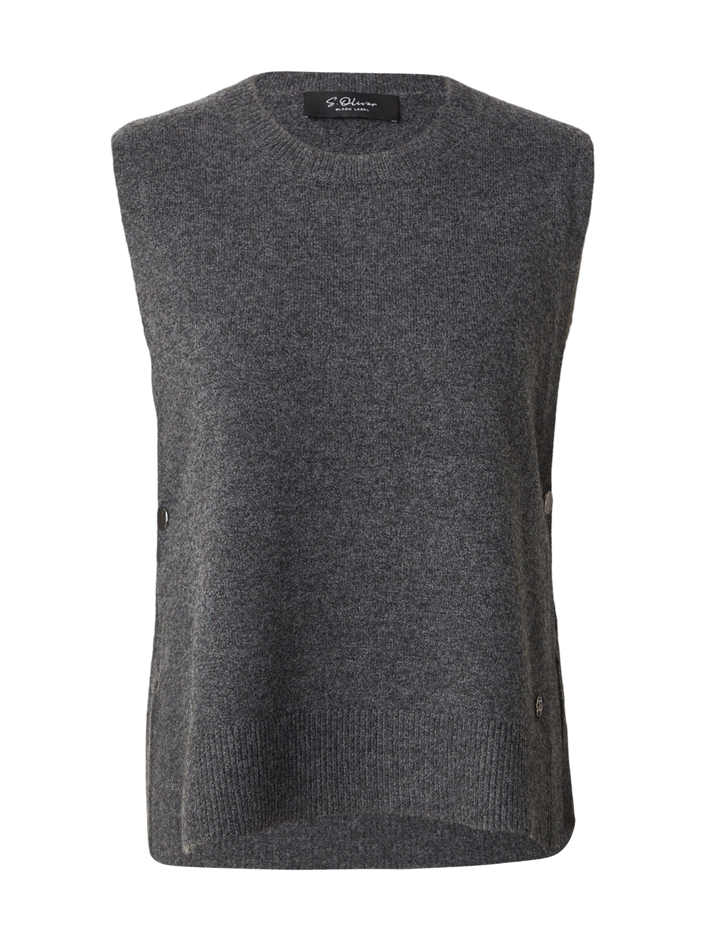 s.Oliver BLACK LABEL Pullunder in Grey: front