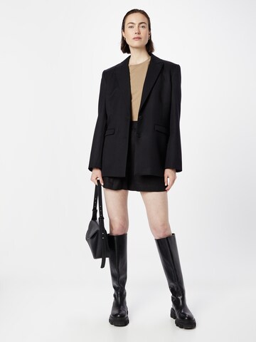 modström Loose fit Trousers 'Darrel' in Black