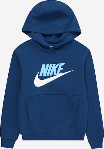 Nike Sportswear Sweatshirt 'CLUB FLC' in Blau: predná strana