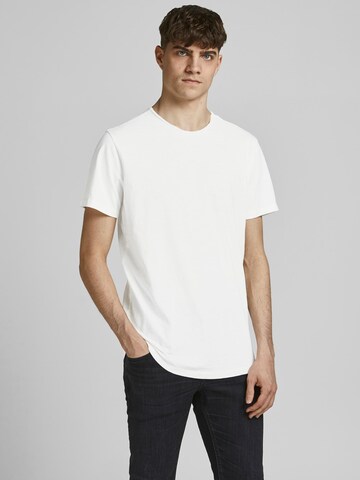 T-Shirt 'Basher' JACK & JONES en blanc : devant