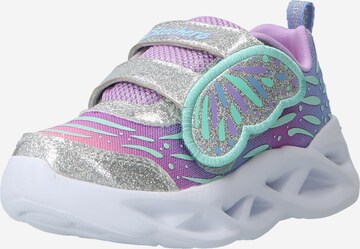 SKECHERS Sneakers in Zilver: voorkant