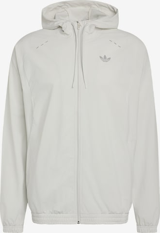ADIDAS ORIGINALS Between-season jacket 'Trefoil Essentials' in Grey: front