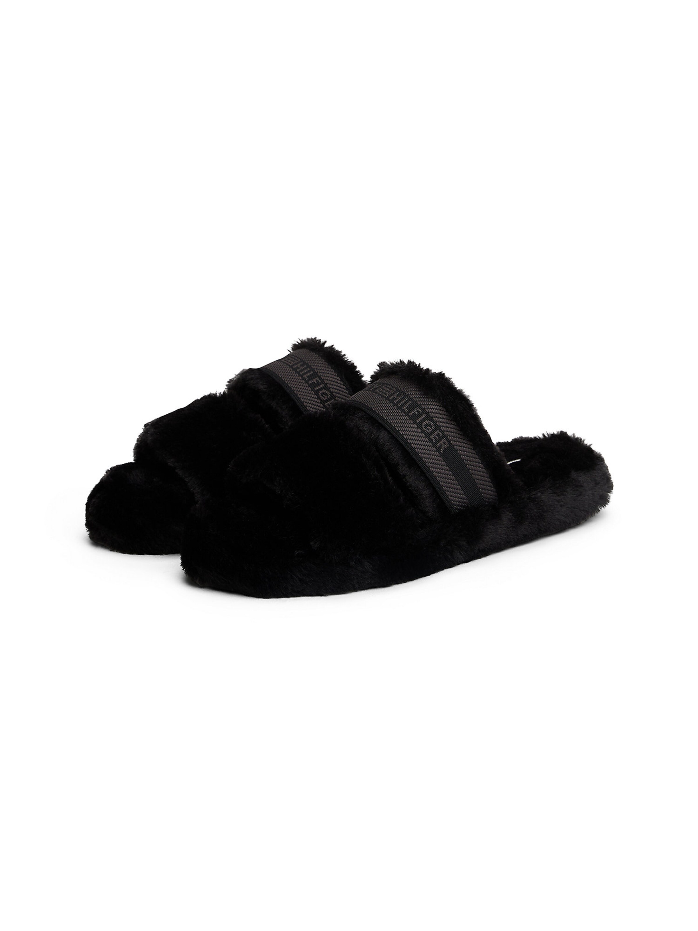 TOMMY HILFIGER Slippers in Black