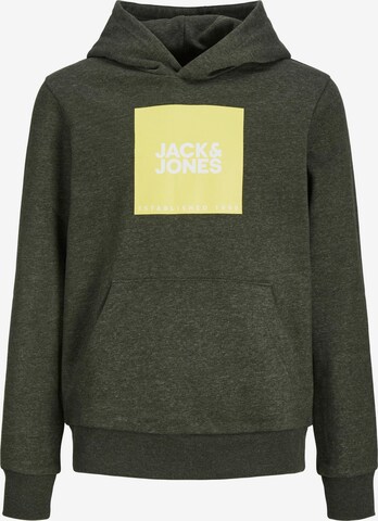 Jack & Jones Junior - Sudadera 'LOCK' en verde: frente