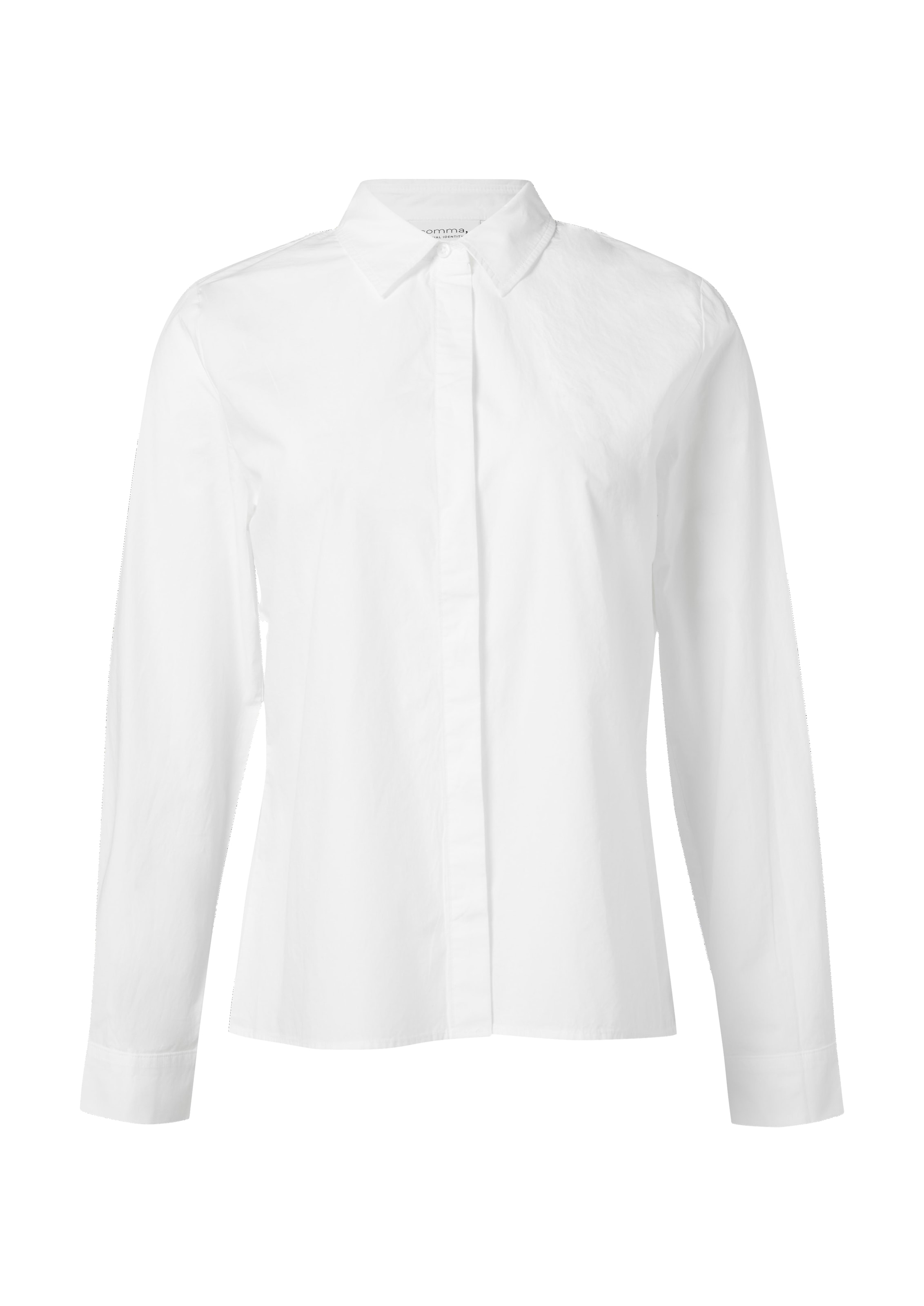 comma casual identity Bluse in Weiß: Vorderseite