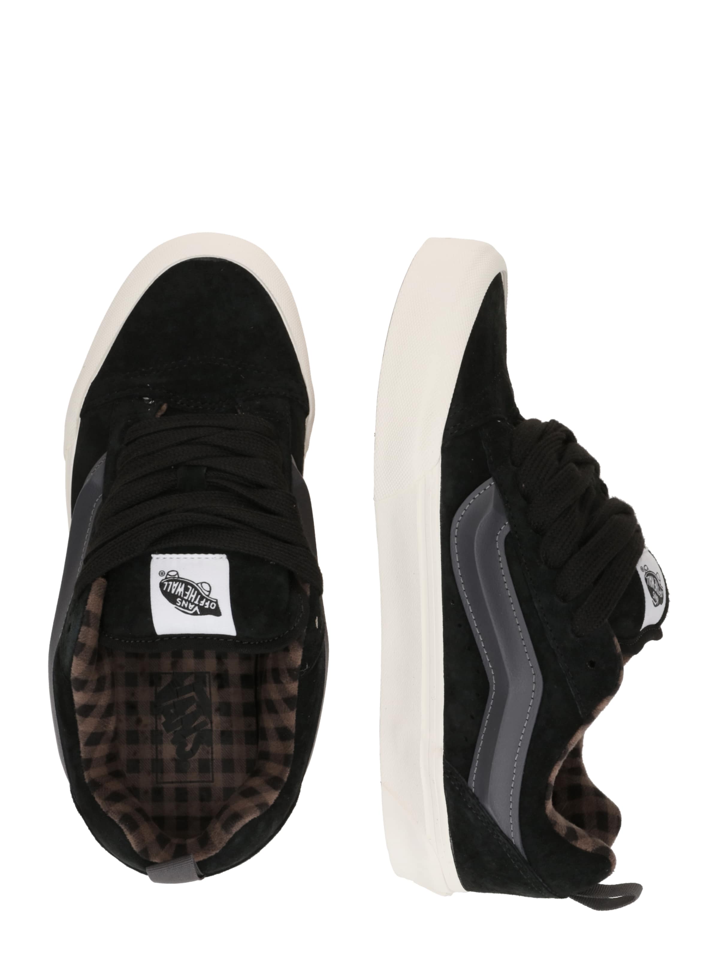 VANS Rövid szárú sportcipők 'Knu Skool' - fekete: oldalt