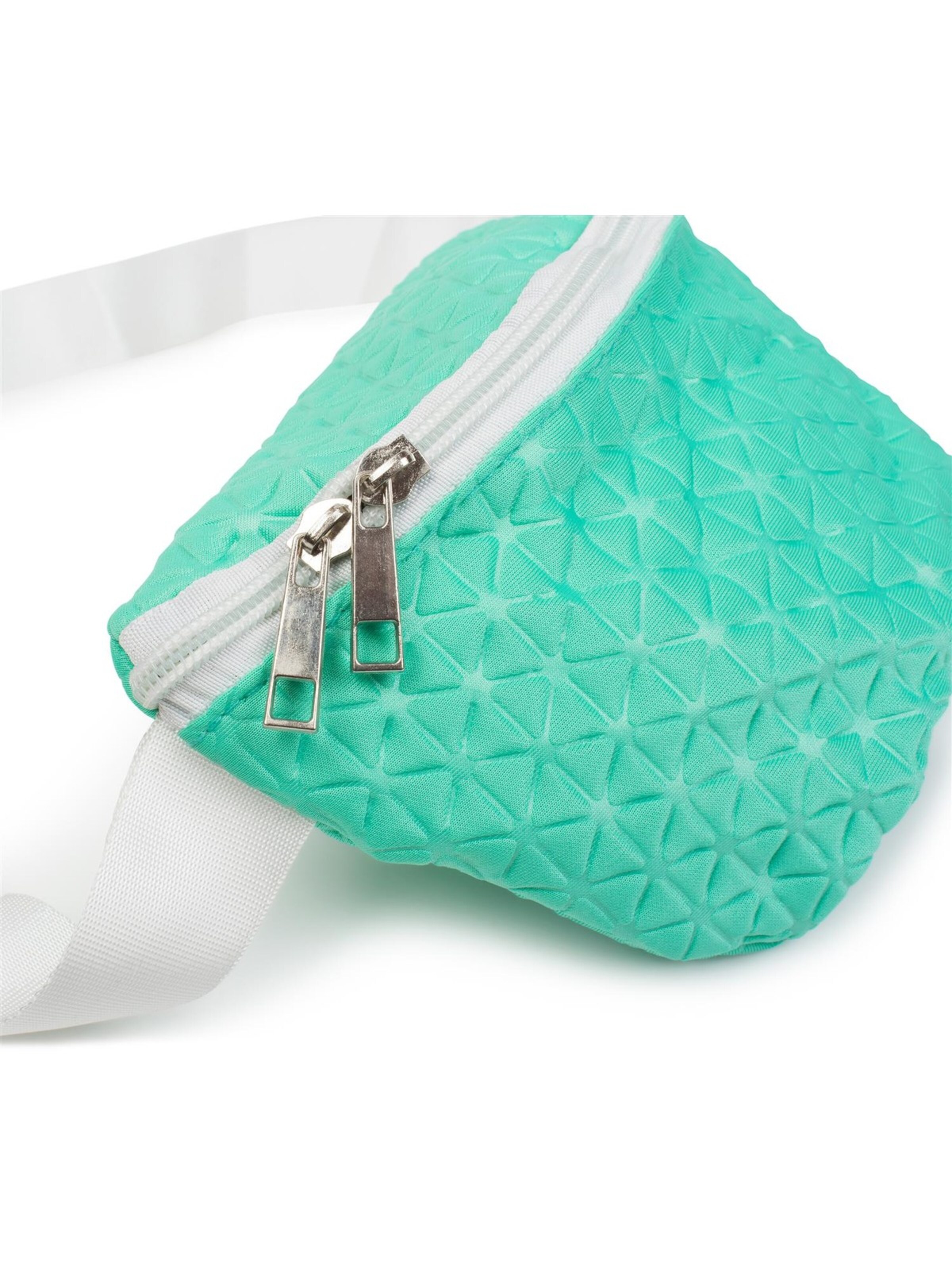 styleBREAKER Gürteltasche 'Bauchtasche geometrische Prägung, Gürteltasche'‌‌‌ in Grün