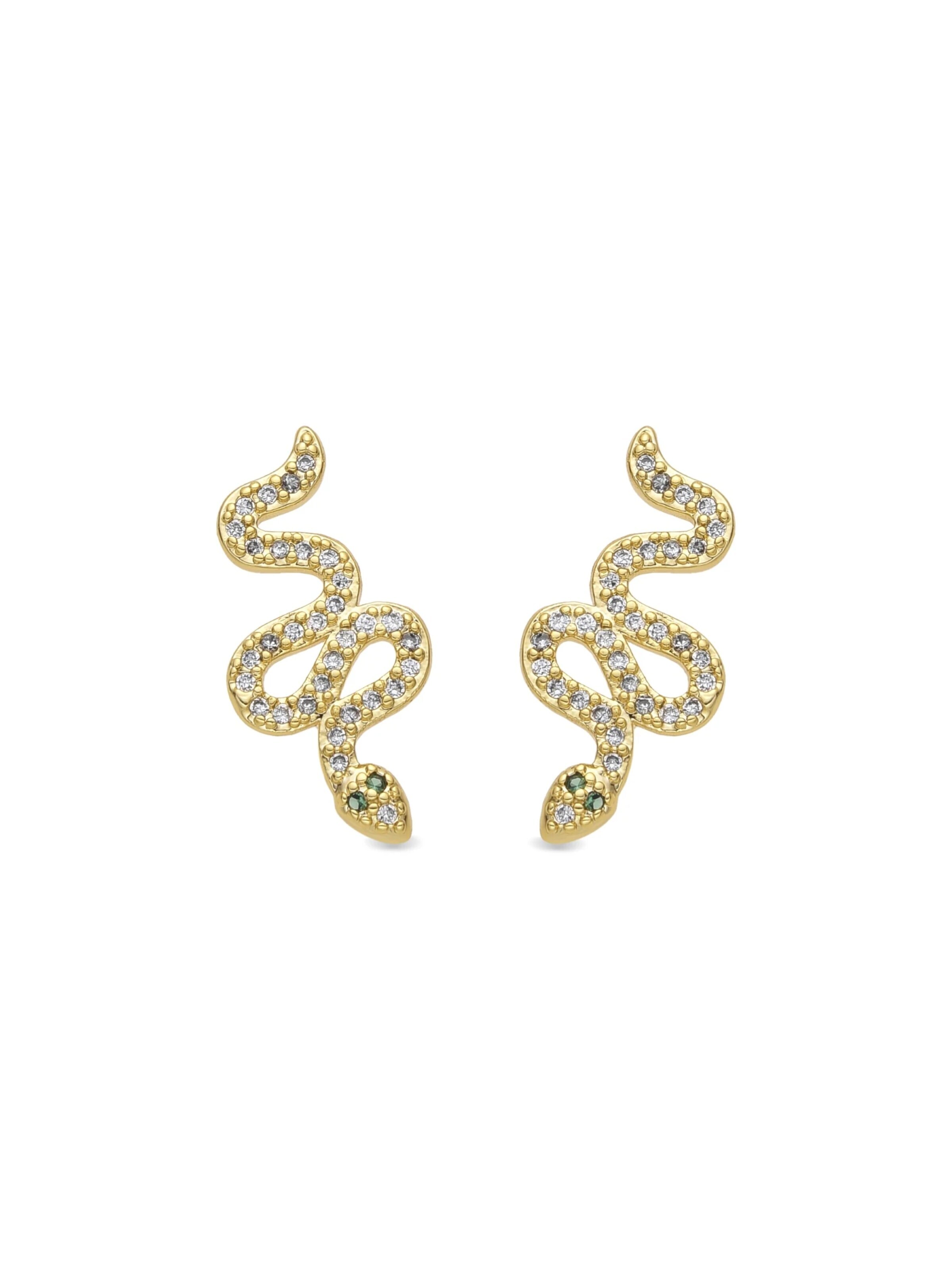 LUXBYLUX Earrings in Gold: front