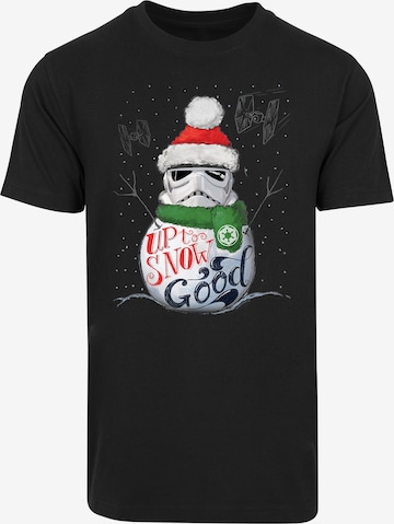 F4NT4STIC Shirt 'Star Wars' in Zwart: voorkant