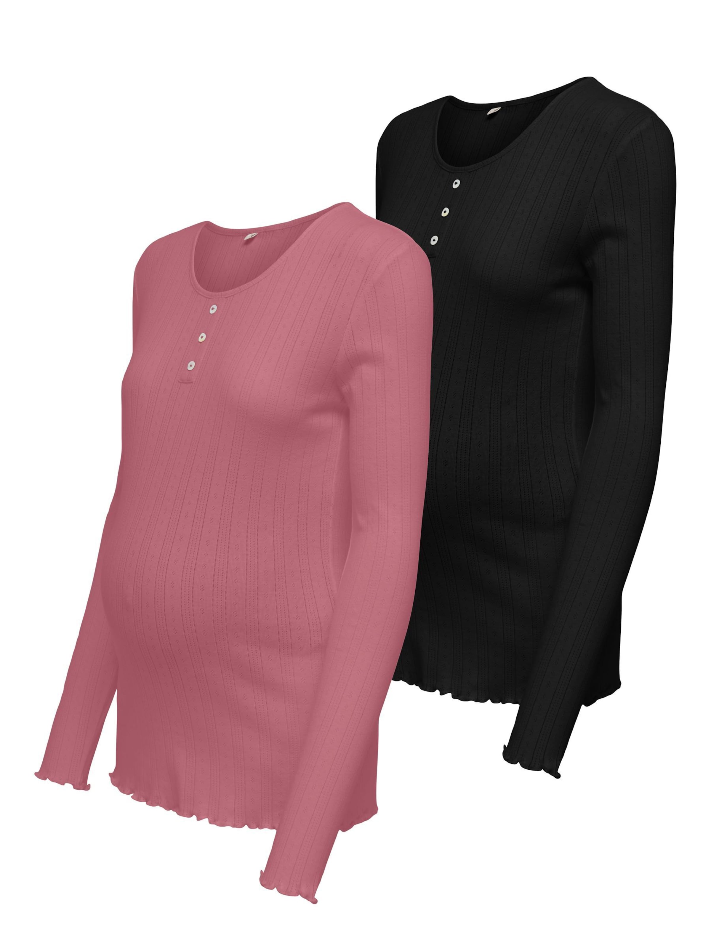 Only Maternity Shirt 'OLMVista' in Pink: front