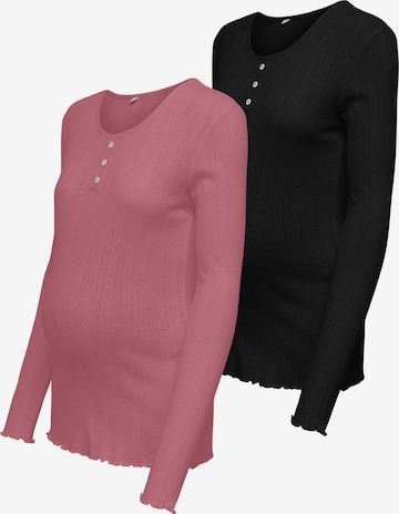 Only Maternity Shirt 'OLMVista' in Pink: front