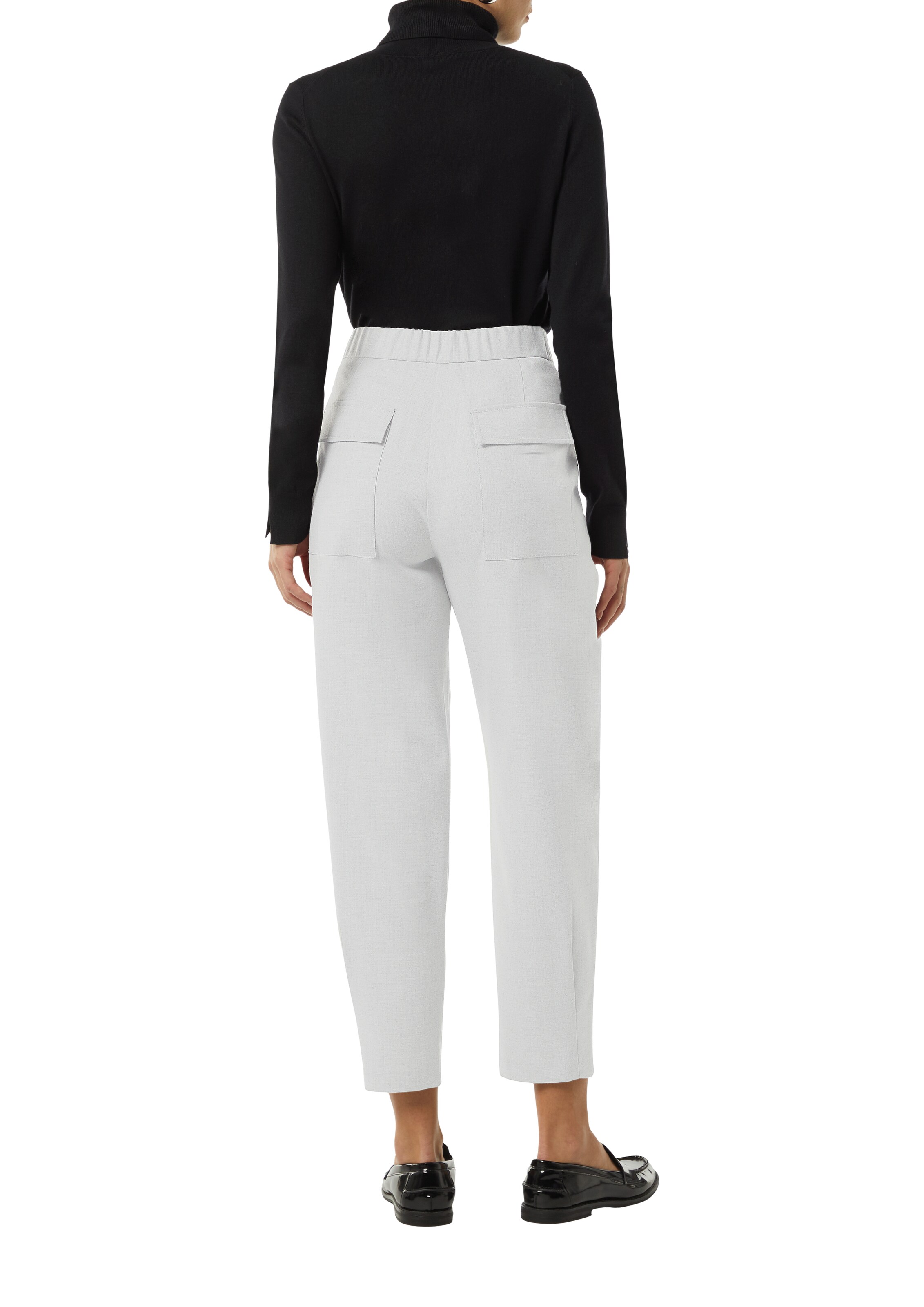 COMMA Tapered Broek in Grijs