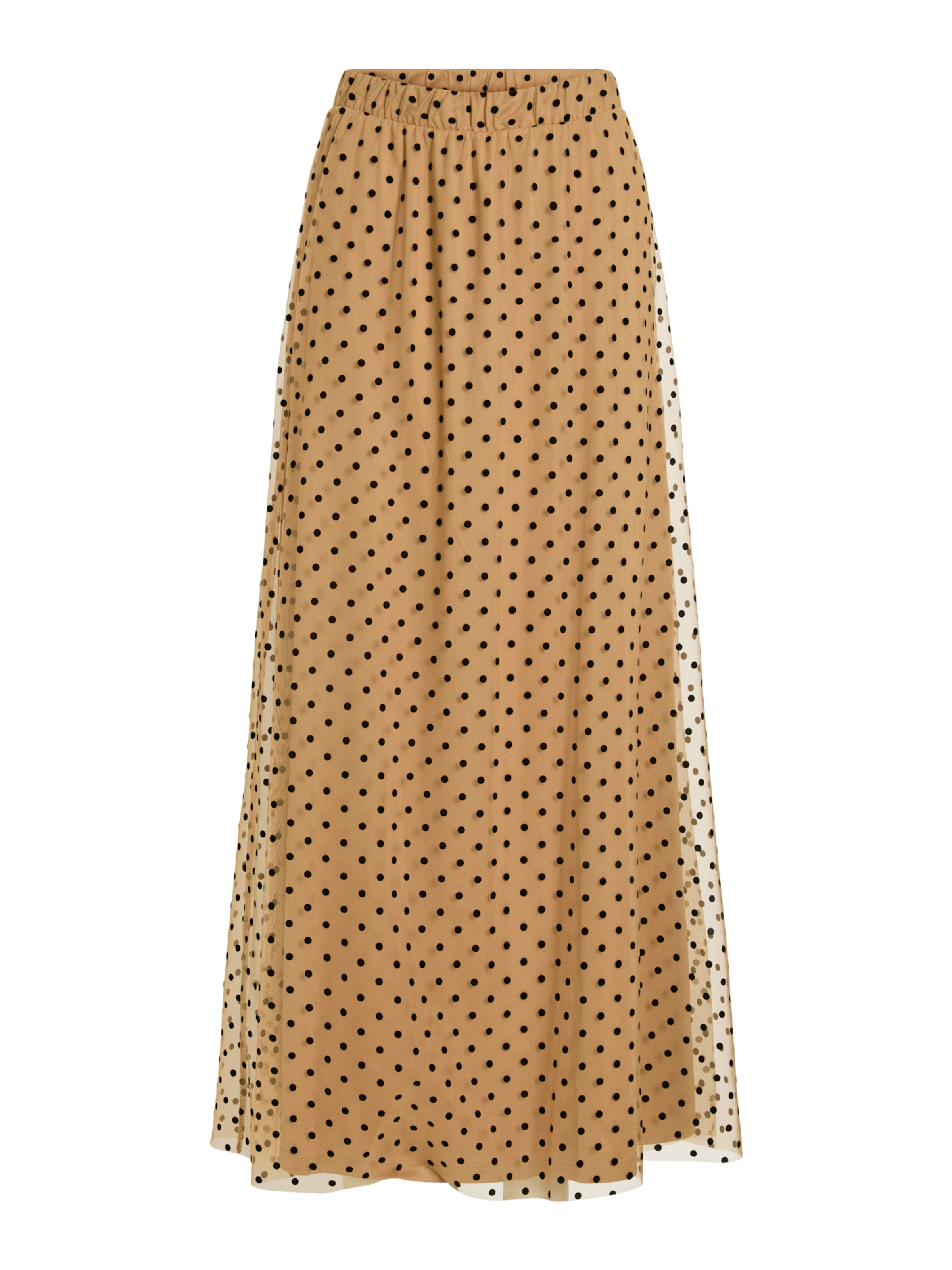 VILA Spódnica 'VIELSA' w kolorze brązowy: przód