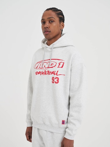 Sweat-shirt AND1 en gris : devant