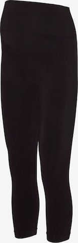 MAMALICIOUS Skinny Leggings 'ALEXA' in Zwart: voorkant