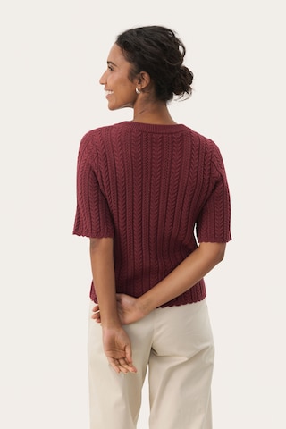 Pull-over 'Rosario' Part Two en rouge