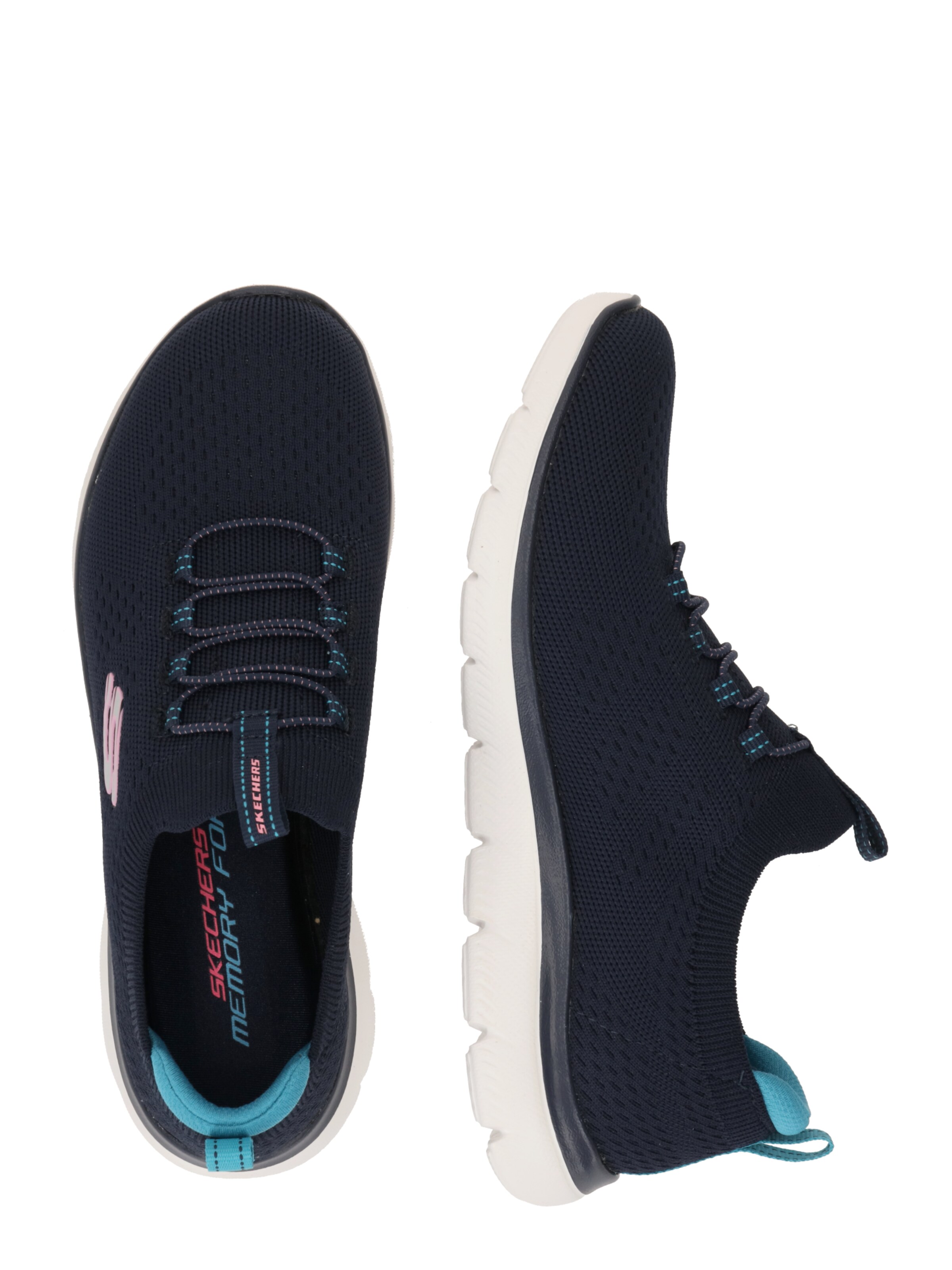 SKECHERS Slip-on 'Summits' in Blauw