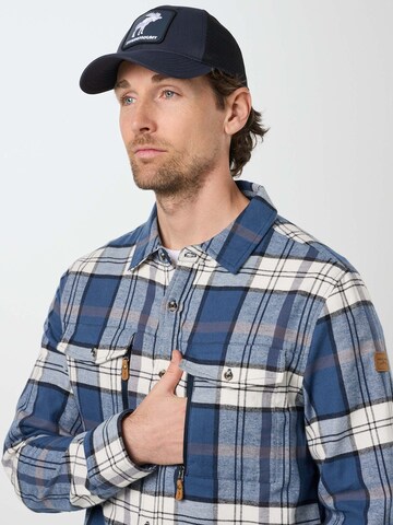 Coupe regular Chemise folklorique 'Nordkap' SWEDEMOUNT en bleu