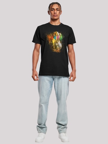 F4NT4STIC T-Shirt 'Marvel Avengers Endgame Infinity Gauntlet Splatter' in Schwarz