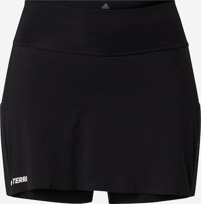 ADIDAS TERREX Sporta svārki 'Agravic', krāsa - melns / balts, Preces skats