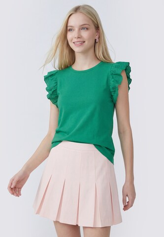 MYMO Bluse in Grün: Vorderseite