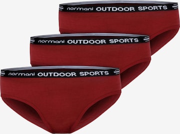 Sous-vêtements de sport 'Albury' normani en rouge : devant
