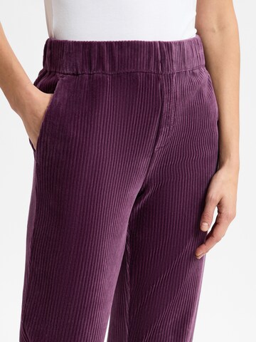 FYNCH-HATTON Tapered Bandplooibroek in Lila