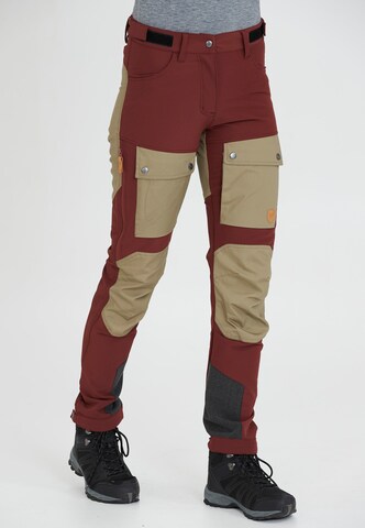 Whistler Regular Outdoor Pants 'ANISSY W' in Brown: front