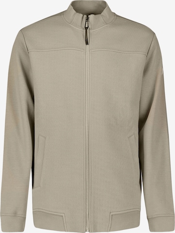 No Excess Sweatjacke in Grau: Vorderseite