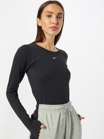 NIKE Performance Shirt 'Aura' in Black: front