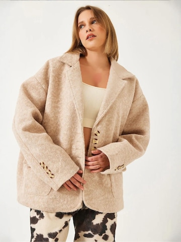 Bianco Lucci - Sobretudo meia-estação em bege