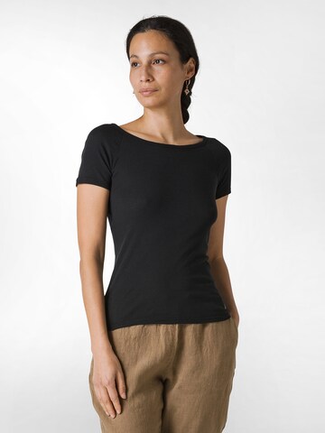 DEHA Funktionsshirt in Schwarz: Vorderseite