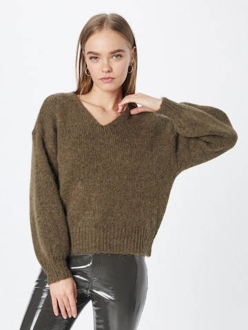 Pull-over Y.A.S en marron : devant