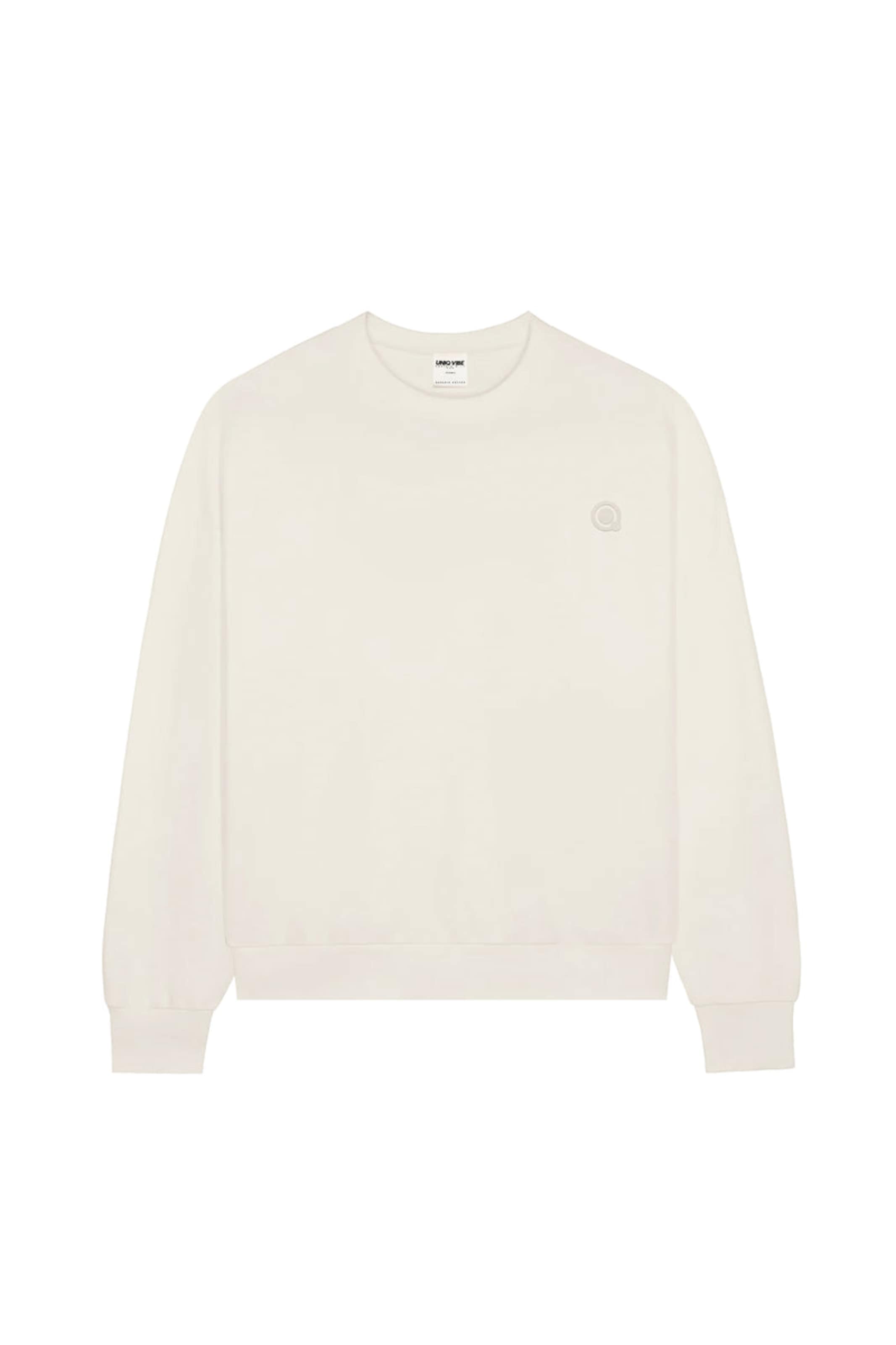 UNIQVIBE Sweatshirt in Beige: voorkant