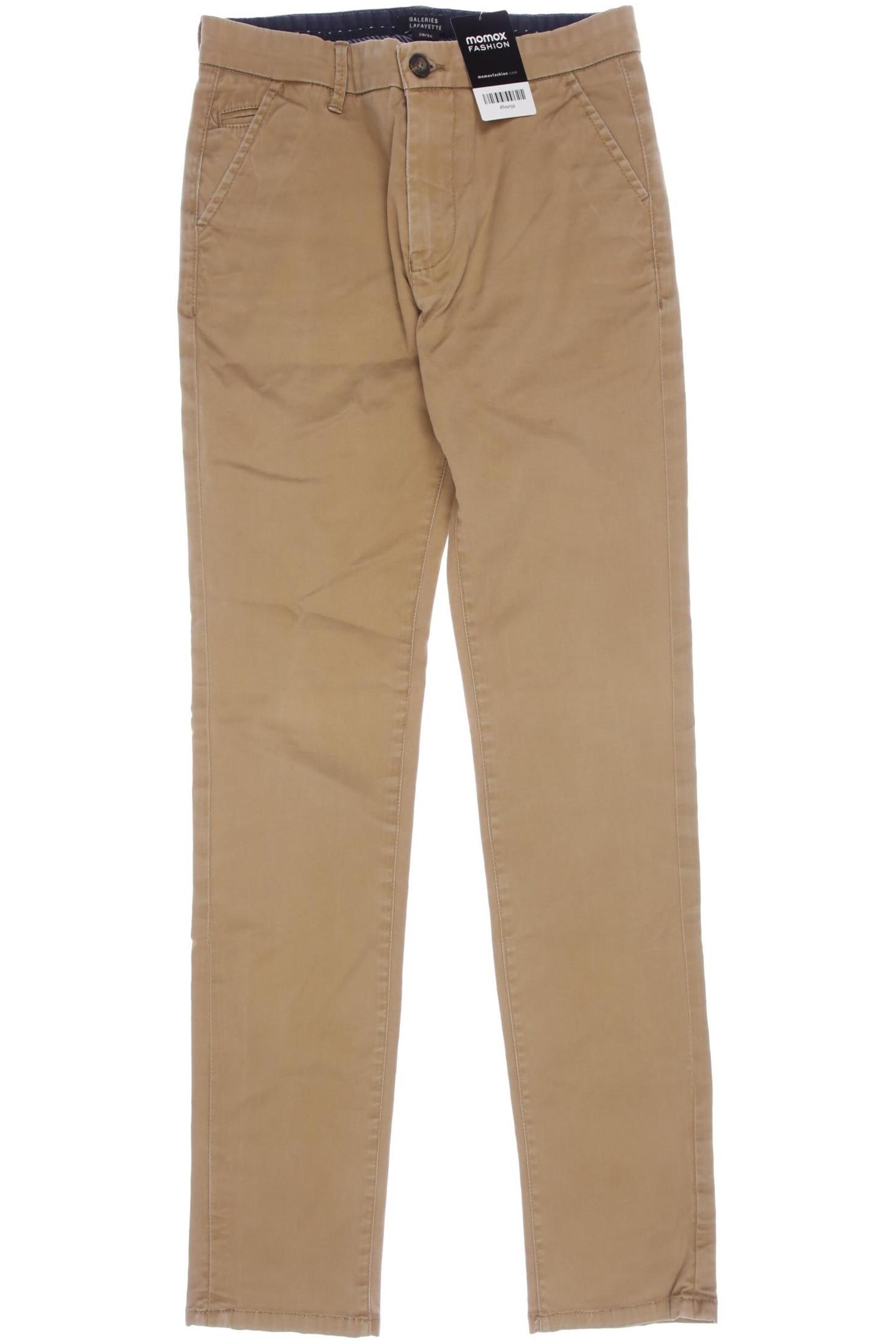Galeries Lafayette Stoffhose 28 in Beige: Vorderseite