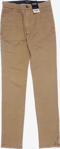 Galeries Lafayette Stoffhose 28 in Beige: Vorderseite