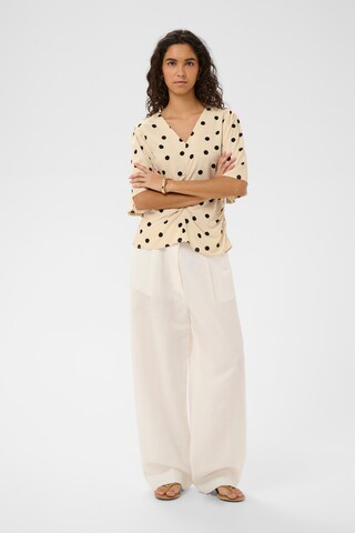 SOAKED IN LUXURY Bluse 'SLArjana' in Beige