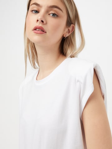 Kaffe - Camiseta 'Cika' en blanco