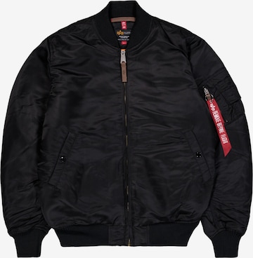 ALPHA INDUSTRIES Jacke 'Ma-1 VF 59' in Schwarz: Vorderseite