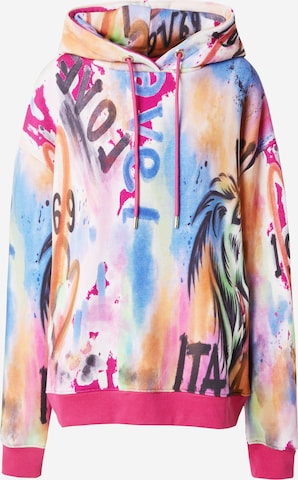 rožinė 19V69 ITALIA Megztinis be užsegimo 'ELISA': priekis