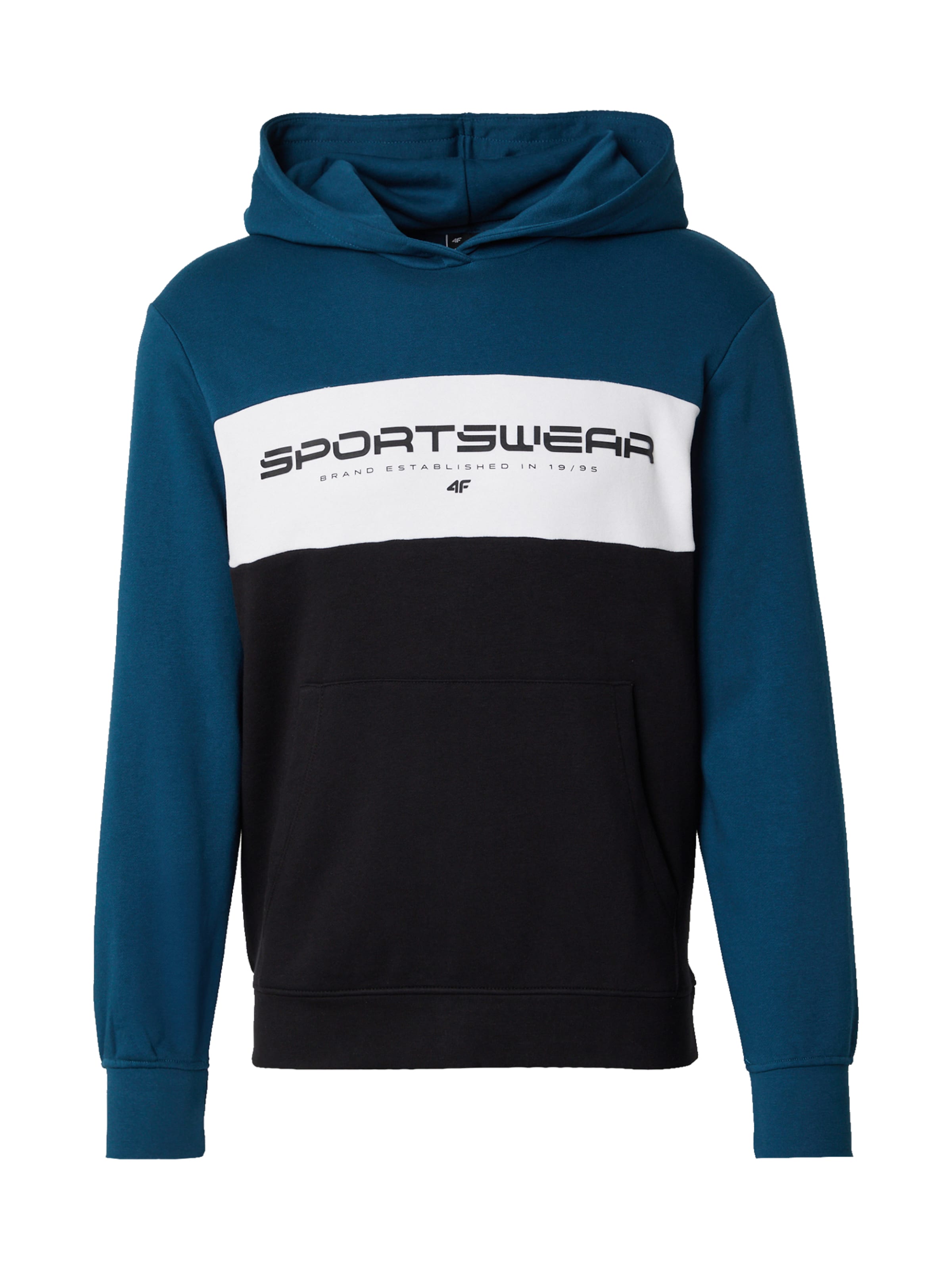 4F Bluzka sportowa w kolorze niebieski: przód