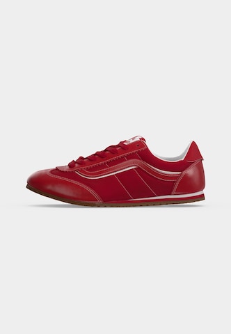Sneaker low de la VANS pe roșu: față