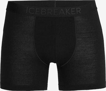 Pantaloncini intimi sportivi di ICEBREAKER in nero: frontale