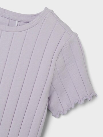 NAME IT T-shirt 'NORALINA' i lila