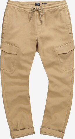 Pantalon STHUGE en beige : devant