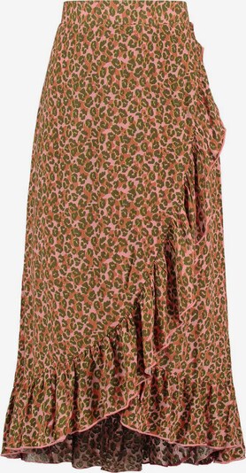 Shiwi Suknja 'LOMBOK' u maslinasta / ciglasto crvena / svijetloroza, Pregled proizvoda