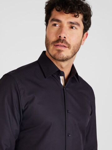 Coupe slim Chemise 'H-HANK' BOSS en bleu